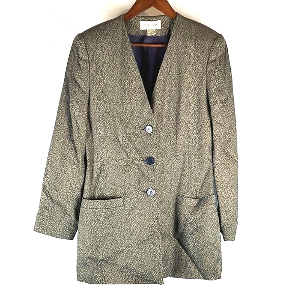 Vintage‎ Casual Corner Brocade Blazer